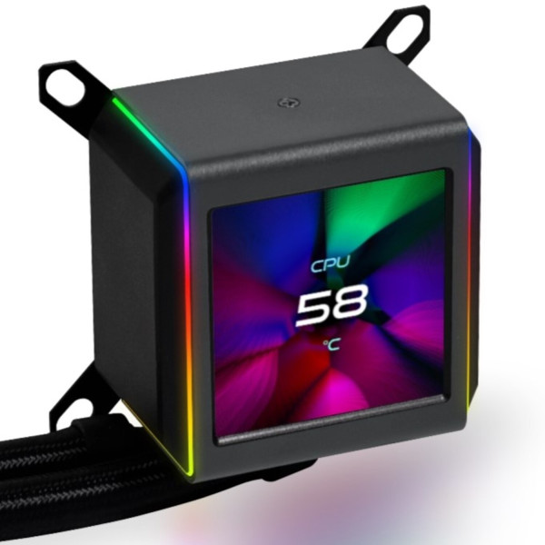 Фото - Водяна система охолодження Lian Li Galahad GA II LCD TL 280 Black (G89.GA2ALCD28TLB.00)