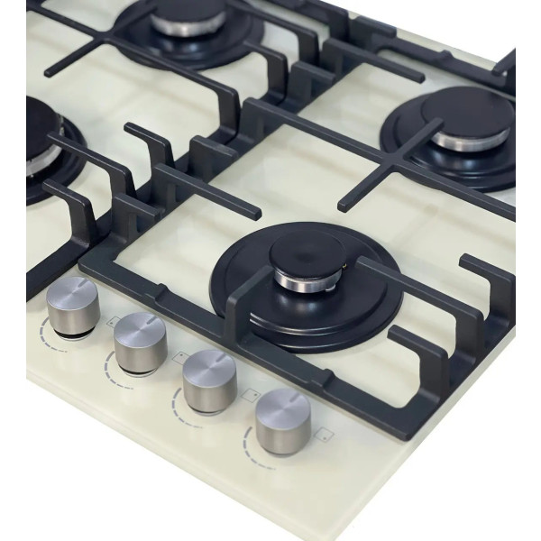 Фото - Уценка - Варочная панель газовая Borgio DR 6390-15 Ivory GLASS FFD