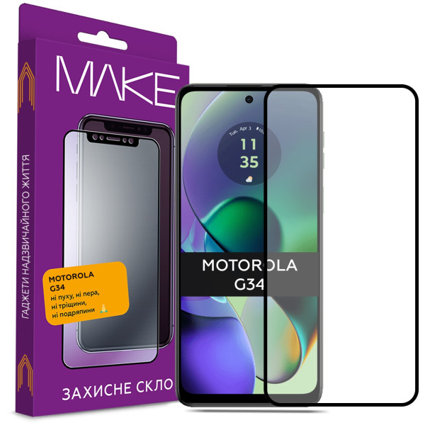 Фото - Захисне скло для смартфону MAKE Motorola G34 (MGF-MG34)