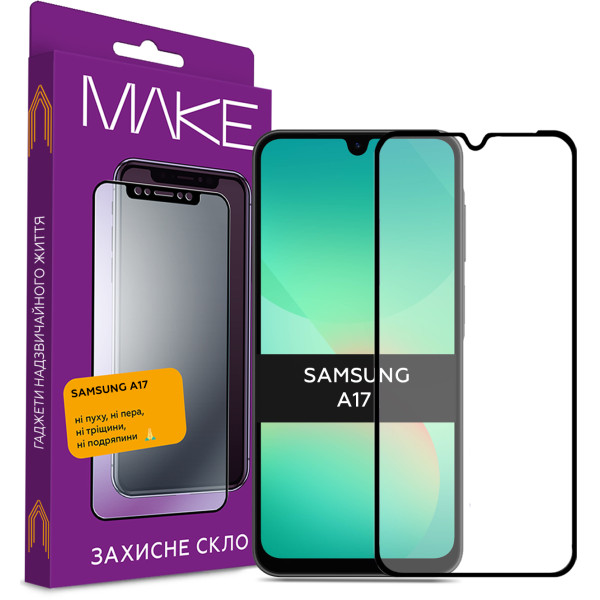 Фото - Захисне скло для смартфону MAKE For Samsung A17 (MGF-SA17) Фото - Захисне скло для смартфону MAKE For Samsung A17 (MGF-SA17)