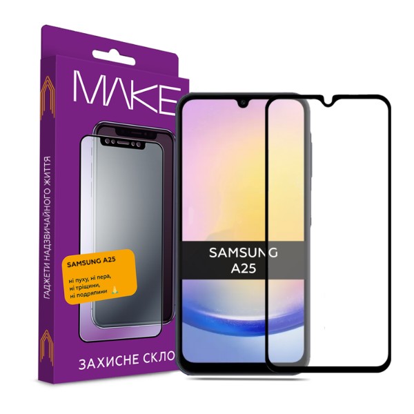 Фото - Захисне скло для смартфону MAKE FCFG Samsung A25 (MGF-SA25)