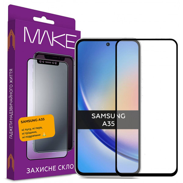 Фото - Захисне скло для смартфону MAKE FCFG Samsung A35 (MGF-SA35)