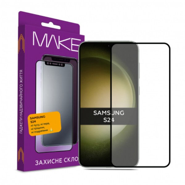 Фото - Захисне скло для смартфону MAKE FCFG Samsung S24 (MGF-SS24)