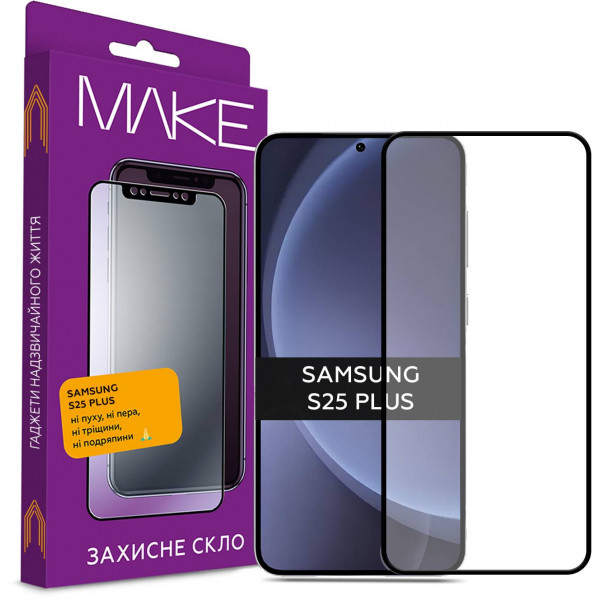Фото - Захисне скло для смартфону MAKE FCFG Samsung S25 Plus (MGF-SS25P)