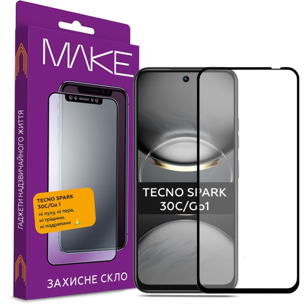 Фото - Защитное стекло для смартфона MAKE FCFG Tecno Spark 30С/Go 1 (MGF-TS30С/G1) Фото - Защитное стекло для смартфона MAKE FCFG Tecno Spark 30С/Go 1 (MGF-TS30С/G1)