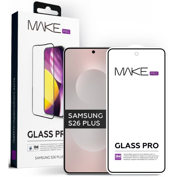 Фото - Захисне скло для смартфону MAKE Pro for Samsung S26 Plus (MGP-SS26P)