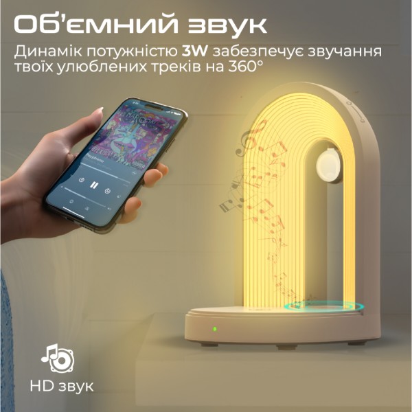 Фото - Нічник Promate globe-qi