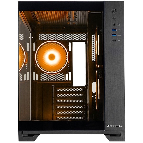 Фото - Корпус Chieftec VISIO ATX без БП Black (GM-30B-TG-OP)