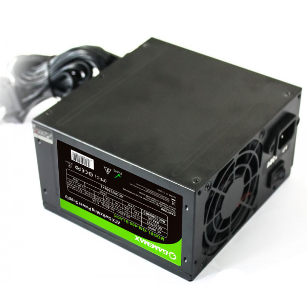 Фото - Блок живлення для ПК Gamemax GM-400-8CM Black