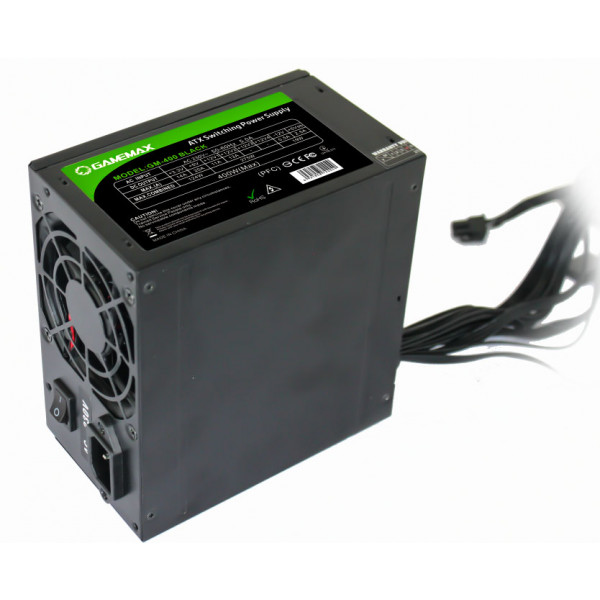 Фото - Блок живлення для ПК Gamemax GM-400-8CM Black