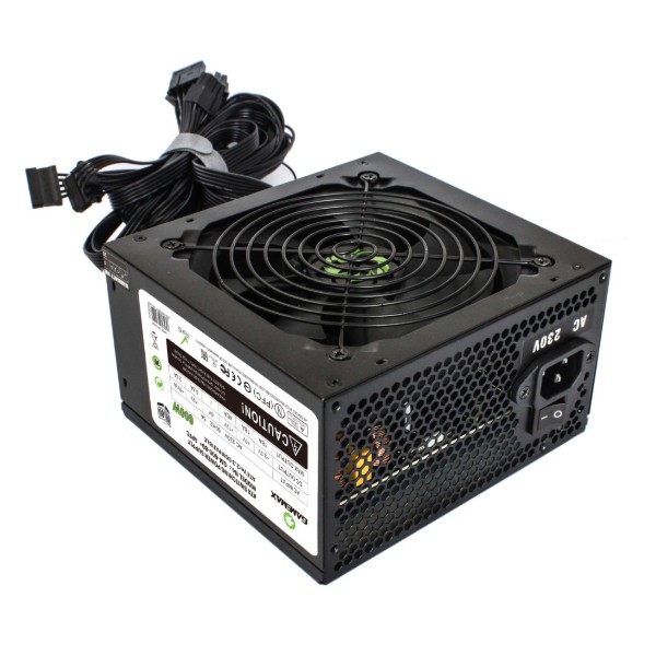 Фото - Блок живлення для ПК Gamemax GM-600 80+ APFC Black