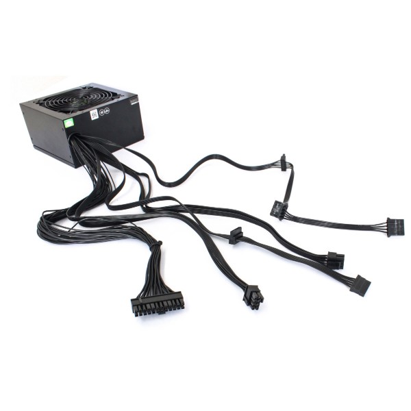 Фото - Блок живлення для ПК Gamemax GM-600 80+ APFC Black