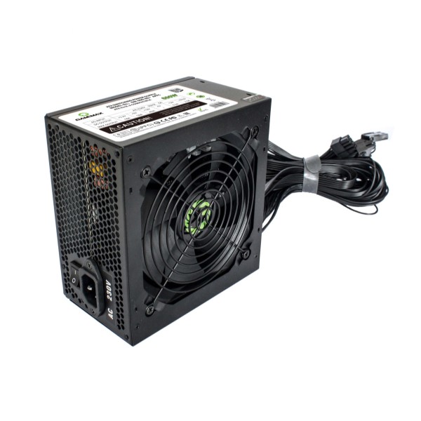 Фото - Блок живлення для ПК Gamemax GM-600 80+ APFC Black