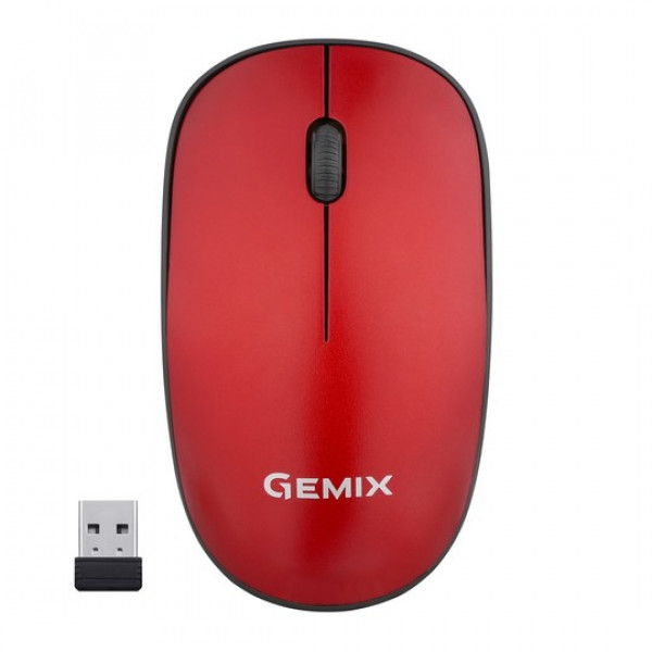Фото - Миша бездротова Gemix GM195 Wireless Red (GM195Rd)