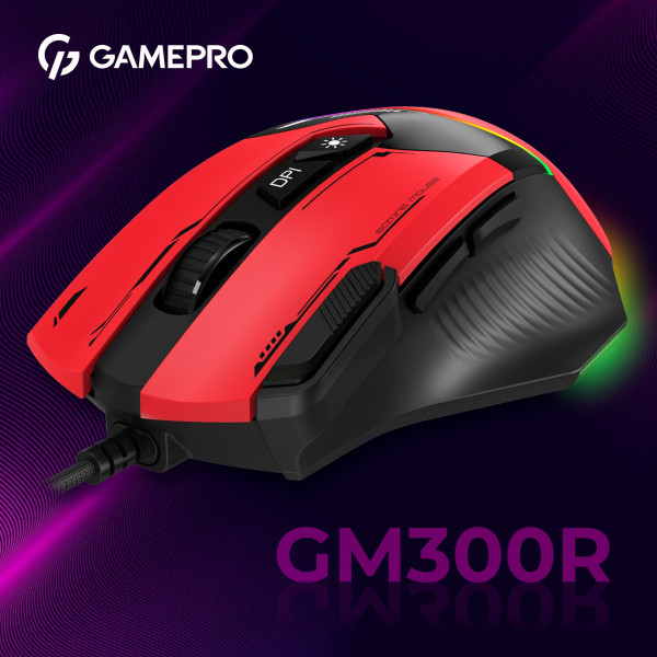 Фото - Миша дротова ігрова GamePro GM300R