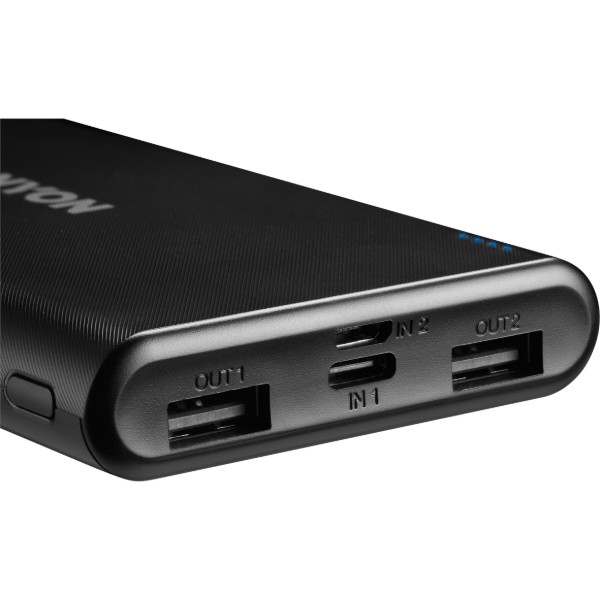 Фото - Батарея мобільна Canyon 10000mAh Black (CNE-CPB1006B)