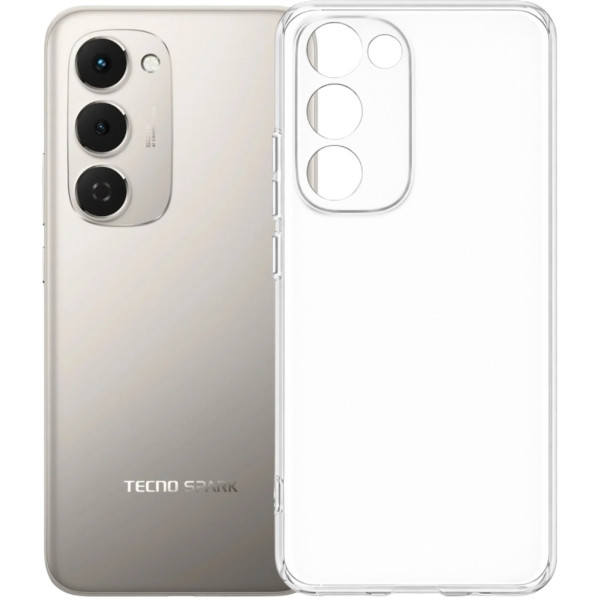 Фото - Чехол для смартфона BeCover for Tecno Spark 40 Pro Plus (KM7) Transparancy (715044)