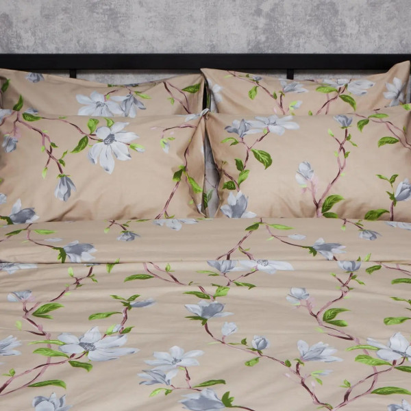 Фото - Комплект постільної білизни Moon&Star Satin Elit Magnolia Dream 175х210 (MS-820008405)