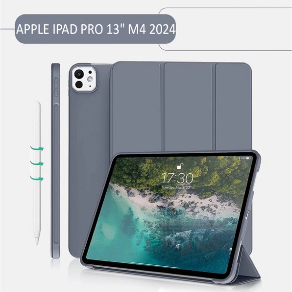 Фото - Чехол для планшета BeCover Tri Fold Soft TPU Silicone for Apple iPad Pro 13'' M4 2024 Purple (711754)
