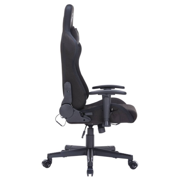 Фото - Кресло для геймеров GamePro RGB Size L Fabric Black (GC700FB)