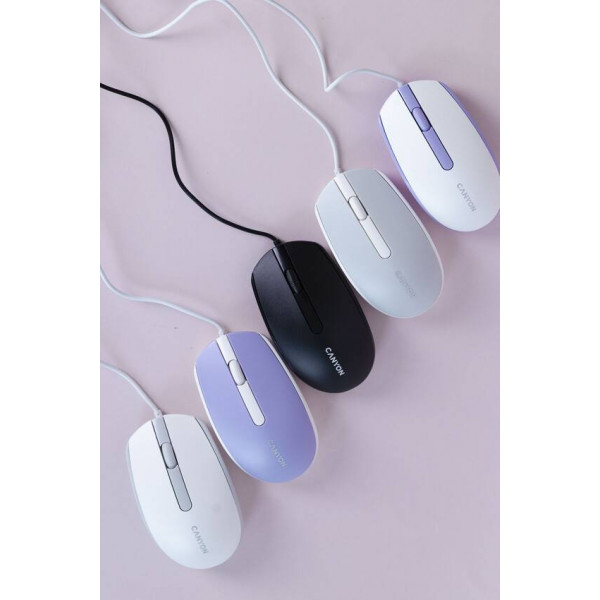 Фото - Миша дротова Canyon M-10 USB Mountain Lavender (CNE-CMS10ML)