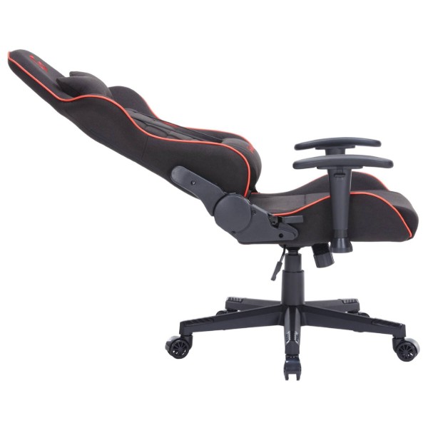 Фото - Крісло для геймерів GamePro Size L Fabric Black&Red (GC575FB)