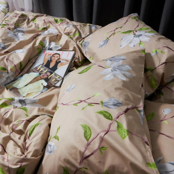 Фото - Комплект постільної білизни Moon&Star Satin Elit «Magnolia Dream» King Size 220x240 нав. 2х40х60 (MS-820008400)