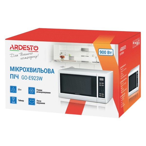 Фото - Микроволновая печь (СВЧ) ARDESTO GO-E923W