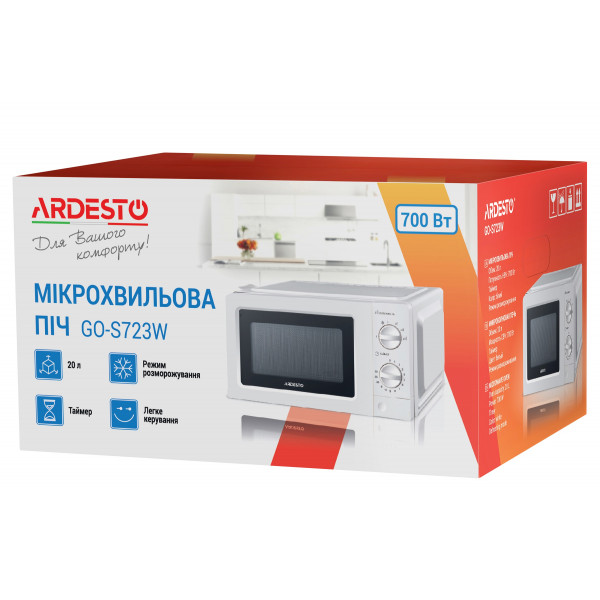 Фото - Микроволновая печь (СВЧ) Ardesto GO-S723W