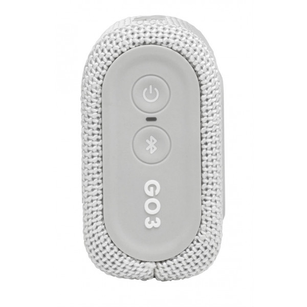 Фото - Портативная акустика JBL GO 3 White (JBLGO3WHT)