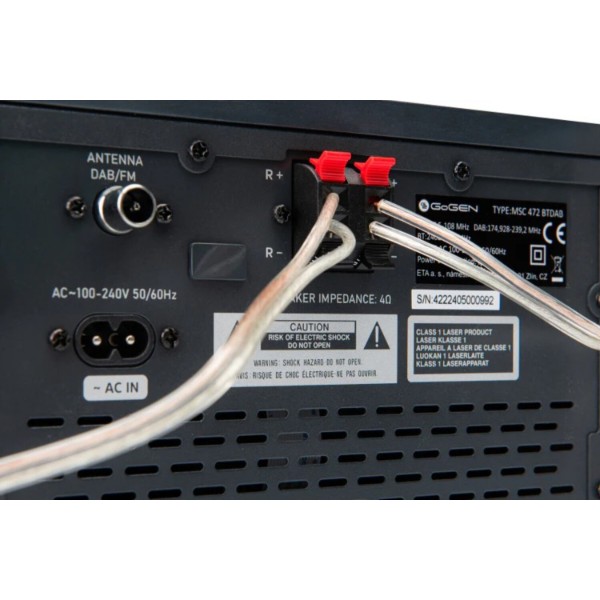 Фото - Мини-система Gogen MSC 472 BTDAB (GOGMSC472BTDAB)