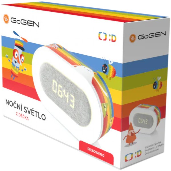 Фото - Настільний годинник Gogen з підсвічуванням GoGEN Baby Light (GOGDECKOSVETLO)