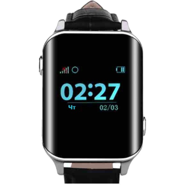 Фото - Уцінка - Смарт-годинник GOGPS М01 Хром (M01CH) #