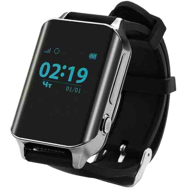 Фото - Уцінка - Смарт-годинник GOGPS М01 Хром (M01CH) #
