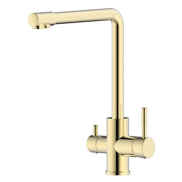 Фото - Смеситель кухонный Gunter & Hauer PERLE Gold