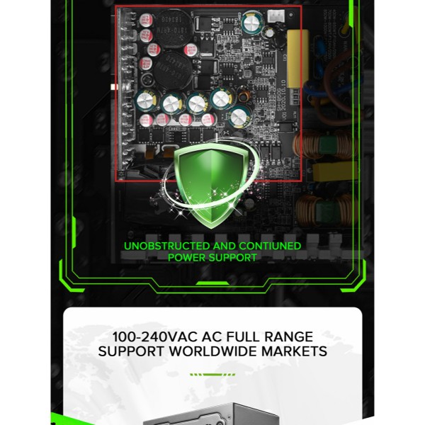 Фото - Блок питания для ПК Gamemax 850W 80 Gold (GX-850 Modular)