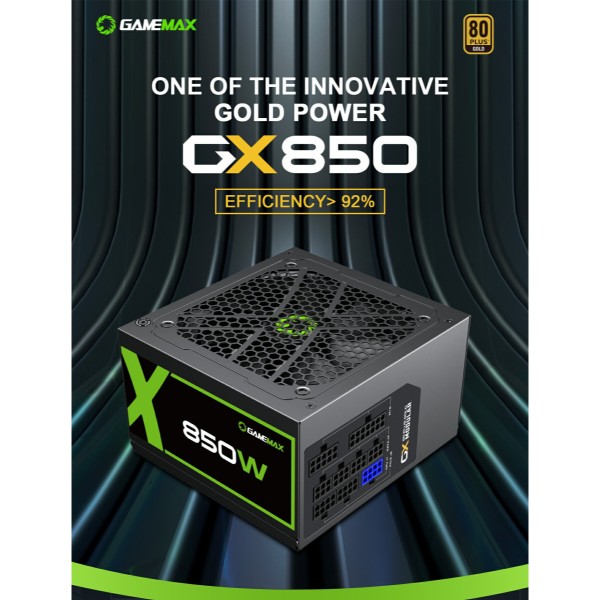 Фото - Блок питания для ПК Gamemax 850W 80 Gold (GX-850 Modular)