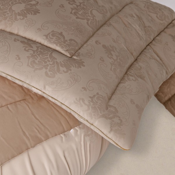 Фото - Одеяло демисезонное двуспальное евро MirSon Eco-Soft №1552 Ferrero Gold 200x220 см (2200011171395)