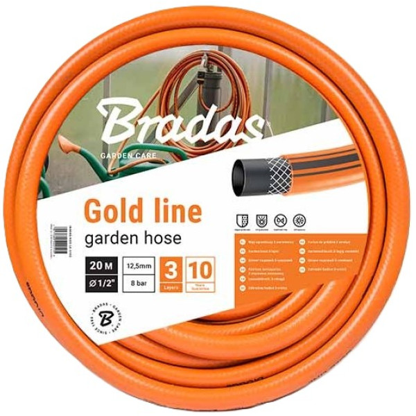 Фото - Шланг поливочний BRADAS Gold Line 3/4" 50 м (WGL3/450) Фото - Шланг поливочний BRADAS Gold Line 3/4" 50 м (WGL3/450)