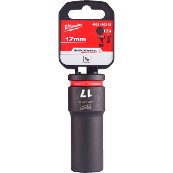 Фото - Торцевая головка Milwaukee ShW 1/2'' SKT 17 мм (4932480335)