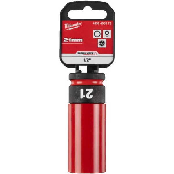 Фото - Торцева голівка Milwaukee 1/2" AUTO 21 мм (4932493373)
