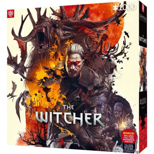 Фото - Пазли (8 +) Good Loot The Witcher Monsters 1000 шт. (5908305250210)