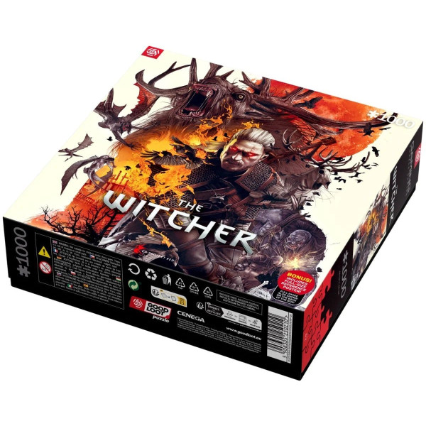Фото - Пазли (8 +) Good Loot The Witcher Monsters 1000 шт. (5908305250210)