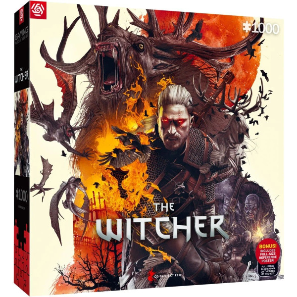 Фото - Пазли (8 +) Good Loot The Witcher Monsters 1000 шт. (5908305250210) Фото - Пазли (8 +) Good Loot The Witcher Monsters 1000 шт. (5908305250210)
