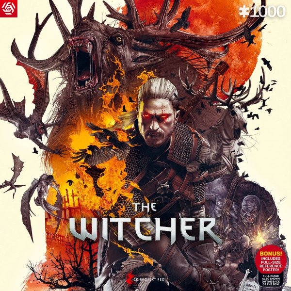 Фото - Пазли (8 +) Good Loot The Witcher Monsters 1000 шт. (5908305250210)