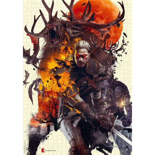 Фото - Пазли (8 +) Good Loot The Witcher Monsters 1000 шт. (5908305250210)