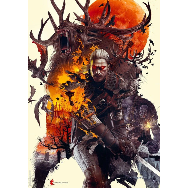Фото - Пазли (8 +) Good Loot The Witcher Monsters 1000 шт. (5908305250210)