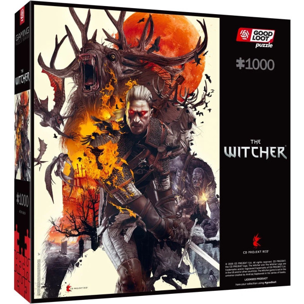 Фото - Пазли (8 +) Good Loot The Witcher Monsters 1000 шт. (5908305250210)