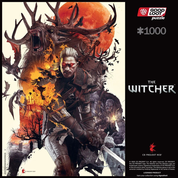 Фото - Пазли (8 +) Good Loot The Witcher Monsters 1000 шт. (5908305250210)