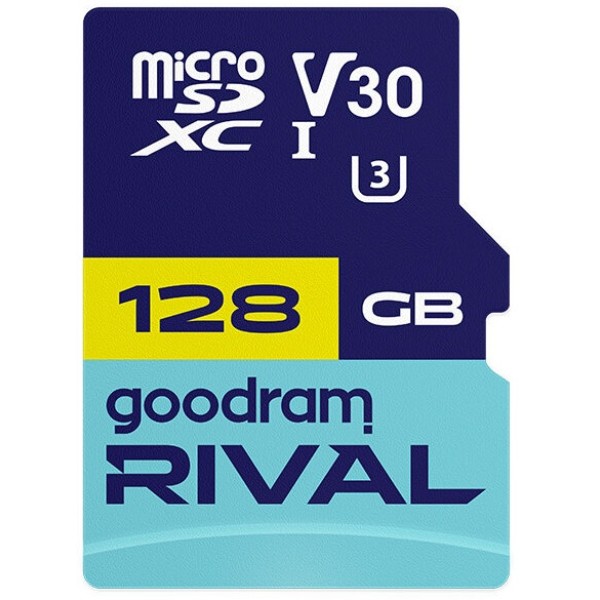 Фото - Карта памяти Goodram RIVAL microSDXC 128GB V30 (UHS I U3)+ ad (GGSM3AA-1280R12)